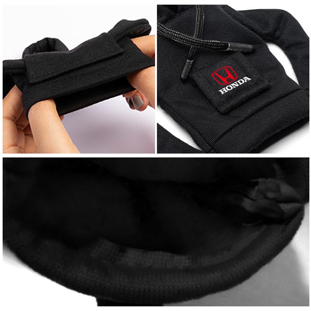 Hoodie Car Gear Shift Knob Cover Sweatshirt Handle Change Lever Cover For Honda Accord Civic CR-V Fit Insight Jazz Mugen Odyssey TT5