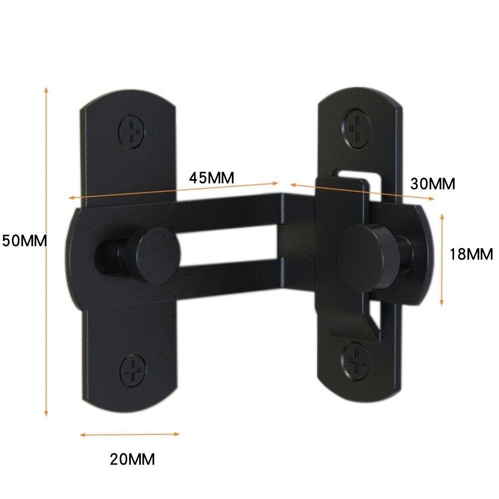Steel 90 180 Degree Hook Sliding Barn Window Cabinet Barn Lock Door Bolt Door Buckle Door Lock