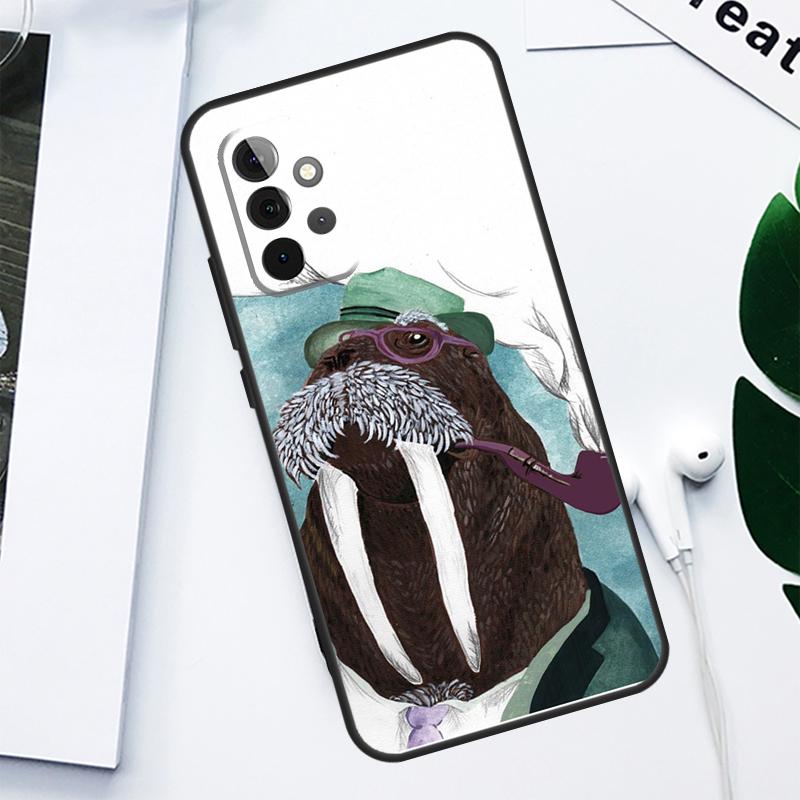 Mignon Morse Pour Samsung Galaxy A55 A54 A35 A15 A34 A14 A53 A33 A13 A05 A06 A16 A22 A32 A52 Coque de Téléphone
