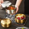 Korean 304 Stainless Steel Rice Bowl with Lid Double-Layer Anti-Scalding Soup Food Serving Bowls  Container Kitchen Utensils