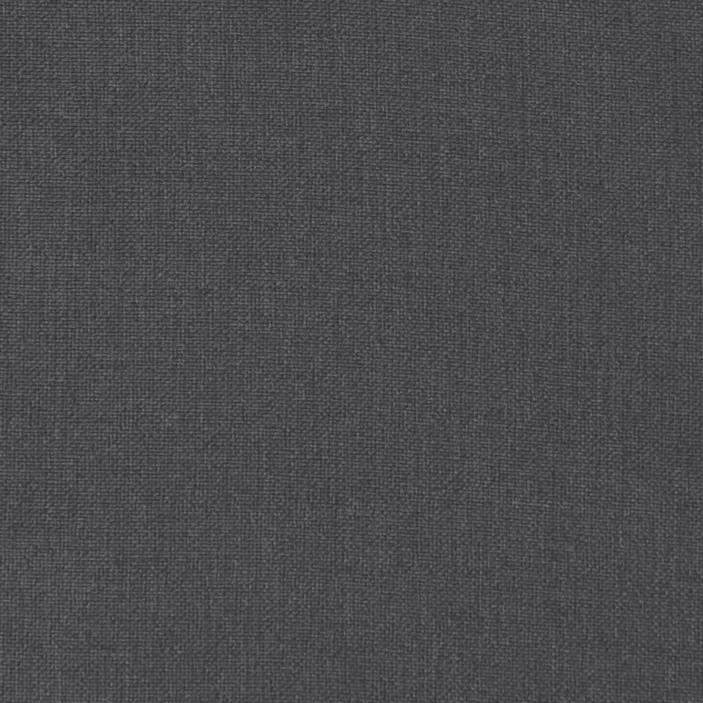 Garden Bench Cushions 2 Pcs Melange Anthracite 120x50x7 Cm Fabric