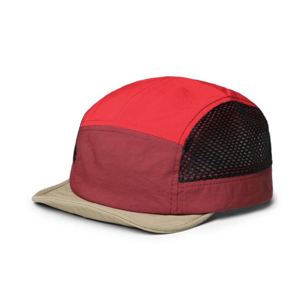Versatile Retro Mesh Baseball Cap Quick Drying Adjustable Sun Visor Cap Breathable 5 Panel UV Protection Cap Unisex