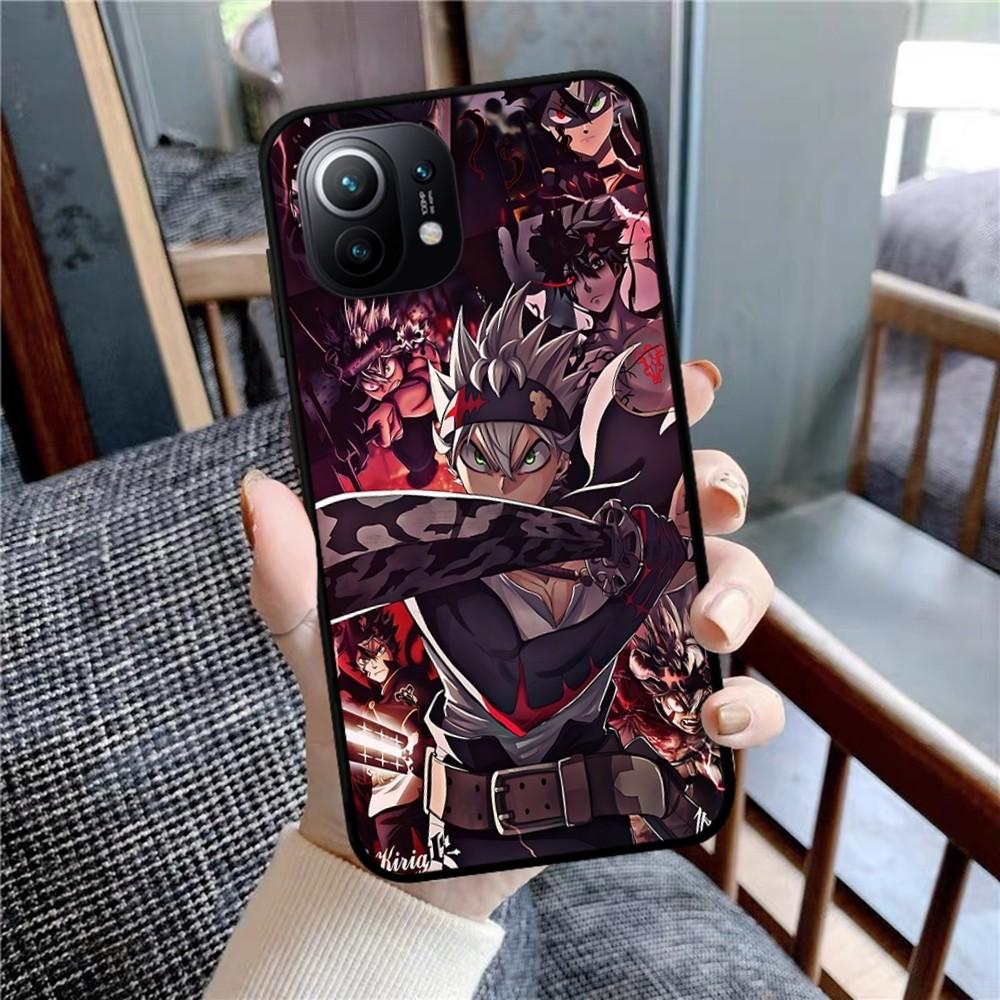 Black Clover Phone Case For Xiaomi Mi 5X 8 9 10 11 12 Lite Pro 10T PocoX3pro PocoM3 Note 10 Pro Lite