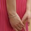 NINETEEN TWO CUBIC CHAIN BRACELET