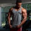 Men’s Summer Training Sleeveless T-shirts Fitness Breathable and Comfortable Cotton Tank Tops Curved Hem
