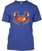 Funny Cartoon Crab T-Shirt Made In the USA Size S To 5XL