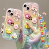 Suitable for Huawei P60 Mobile Phone Case Mate50pro Niche Anti-fall Honor 70 Transparent Color Three-dimensional Rabbit Chain