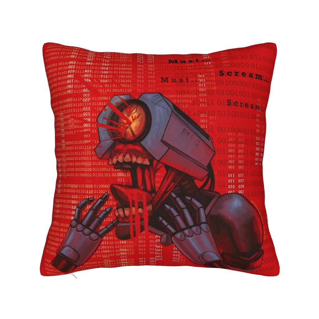 Ultrakill V1 V2 Shooting Game Pillowcase Soft Polyester Cushion Cover Decorations Hell Is Full Throw Pillow Case Cover Square