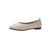 Single Shoes Women 'S  New Women 'S Flat Shoes Square Toe Shallow Mouth Grandma Shoes Soft Bottom Beanie Shoes Women 'S Shoes