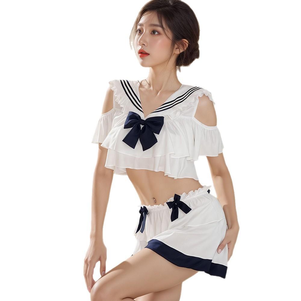 Night sexy lingerie student suit two-dimensional underwear Japanese bed speed attack jk female uniform butterfly