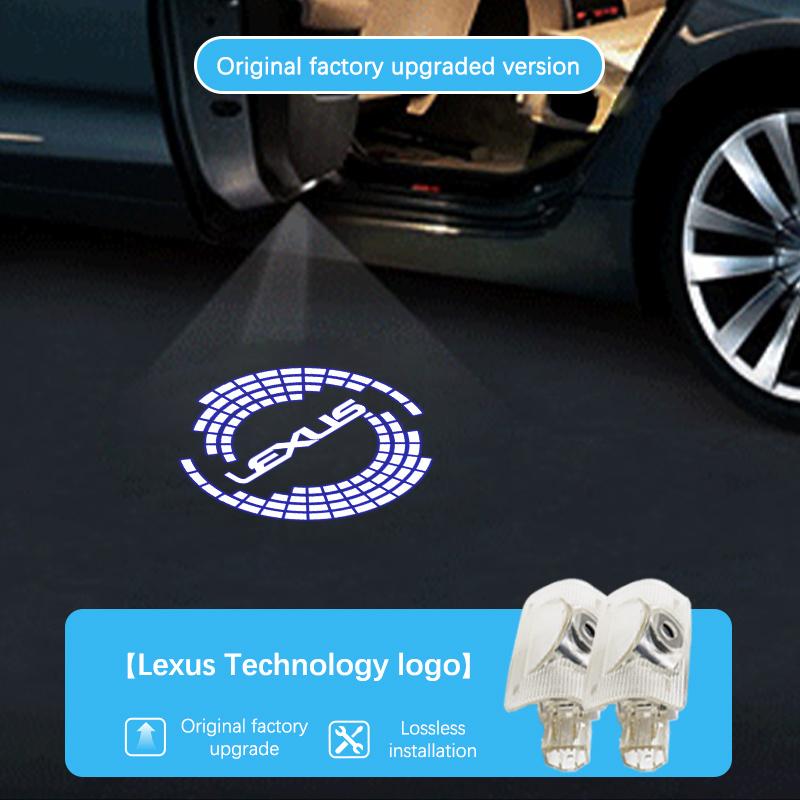 LED Projector Lamp Car Door Welcome Ghost Shadow Lights For Lexus RX ES GX LS LX IS GS RC UX ES200 ES250 ES260 ES300 RX300 RX270 ACD1