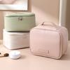 1pc  Portable Make-up and Grooming Bag, Spacious Cosmetic Organiser with Durable Handle