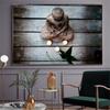 Zen Religion Buddha Canvas Prints Buddhism Decorative Painting Stone Flowers Posters Wall Art Pictures Living Room Home Decor