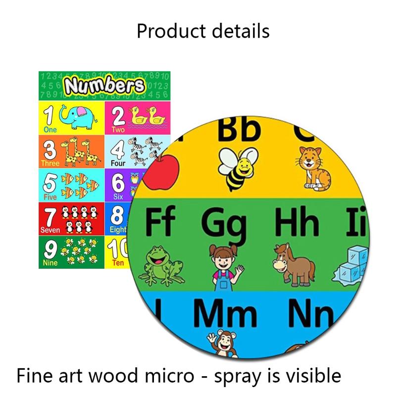 NEUES laminiertes Vorschul-Poster für Kleinkinder und Kinder, 2 Stück, vollständige Alphabet-Poster mit den Zahlen 1–10 für das Klassenzimmer im Kindergarten