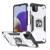 Armored Case Cover Magnetic Holder Samsung Galaxy A22 4G Ring Armor Silver