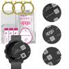 3x Apgo MATTE Hybrid Glass Screen Protector for Garmin Watch Forerunner 245, Tempered Glass Substitute, Non-cracking