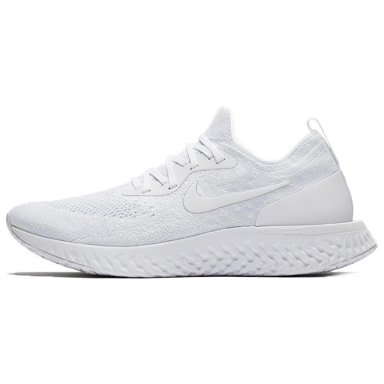 (WMNS) Nike Epic React Flyknit 'Triple White' Women's AQ0070-102