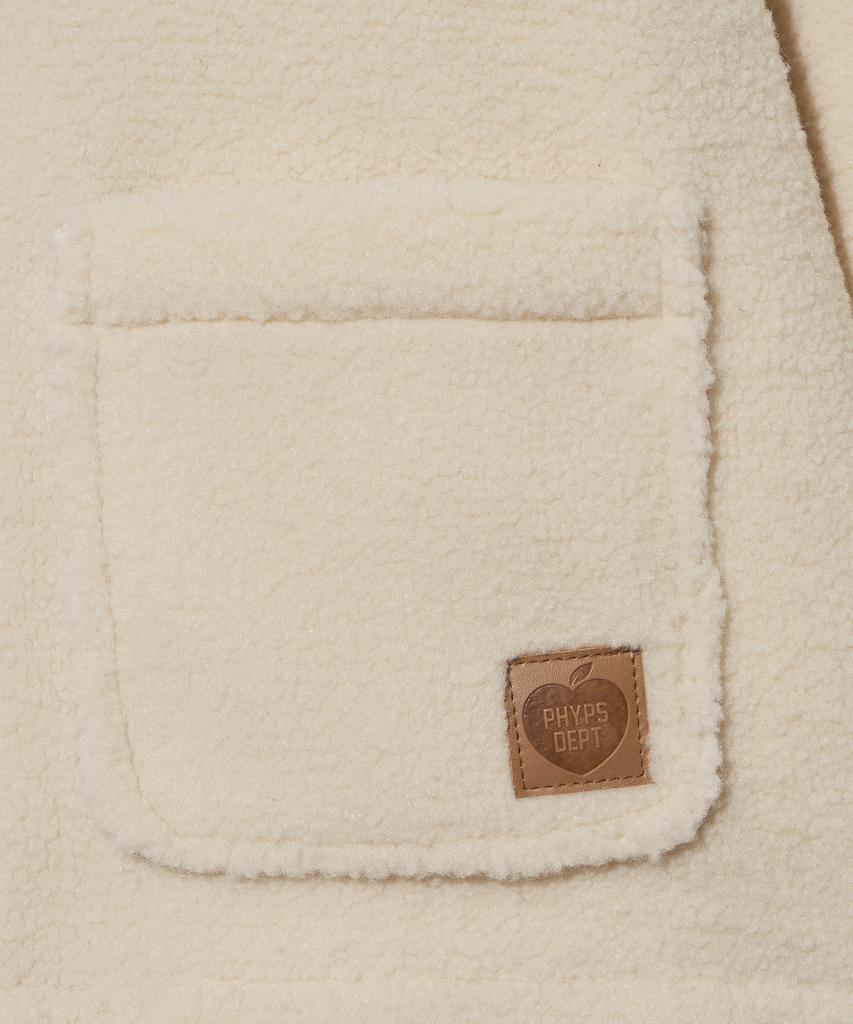 Physical Department Boa Duffle Short Coat_Ivory