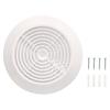 Ventilation Grille - KOTARBAU - 125 Mm - Insect-proof - Ceiling Installation - White PVC