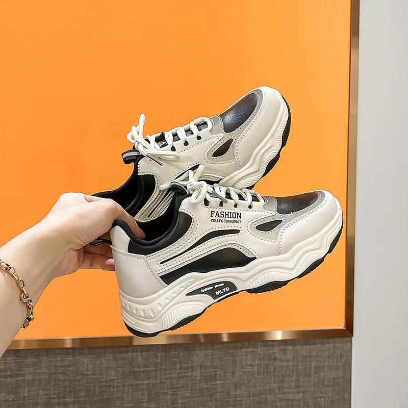 Baskets tendance pour femmes, chaussures de sport d'automne, nouvelles chaussures de marche respirantes en maille, baskets pour femmes