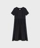 Deomillui Pleated Dress (Black)