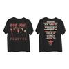 Bon Jovi Forever Tour 2026 Graficzny Koszulka Letnia New Jersey 100% Bawełna Unisex Unisex Y2k Popularna Oversize Koszulka Codzienny T-shirt