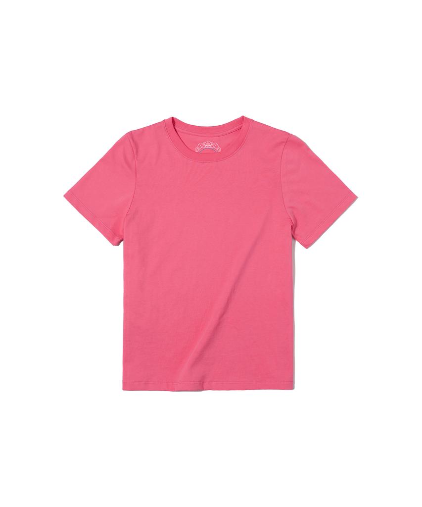 Banwonateullie A3403 Signature Silket T-Shirt_Hot Pink