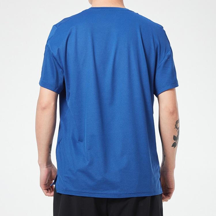 Nike Casual Loose Running Sports Round Neck Short Sleeve Blue Men's CZ1182-492