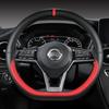 Car Steering Wheel Cover For Nissan X-Trail Qashqai March Serena Micra Kicks 2017- Altima Teana  Auto