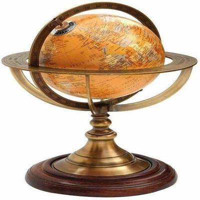 30,48 cm antyczny mosiężny globus mapa świata nautyczny wystrój biurka astrolabium sfera armilarna