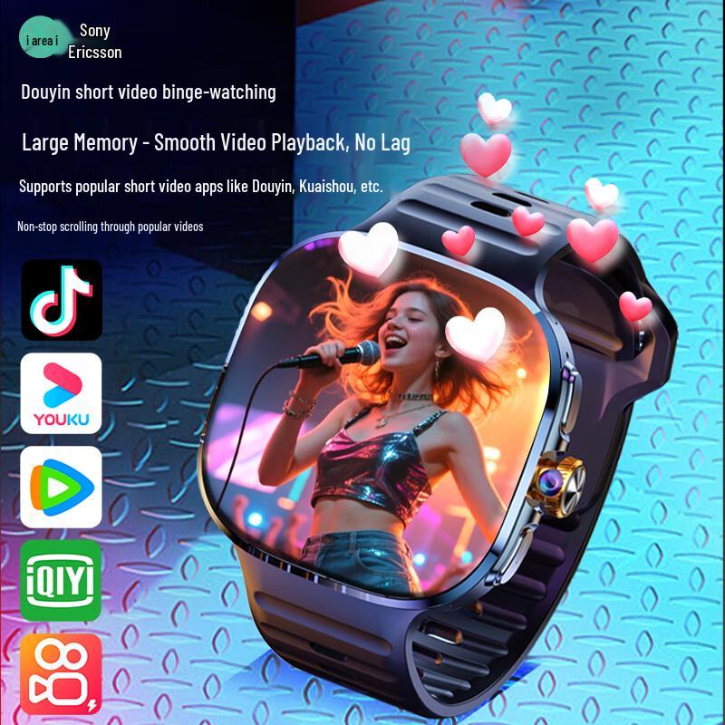 SOAIY 5G Smart Phone Watch with Rotating Camera & GPS (CN Version)