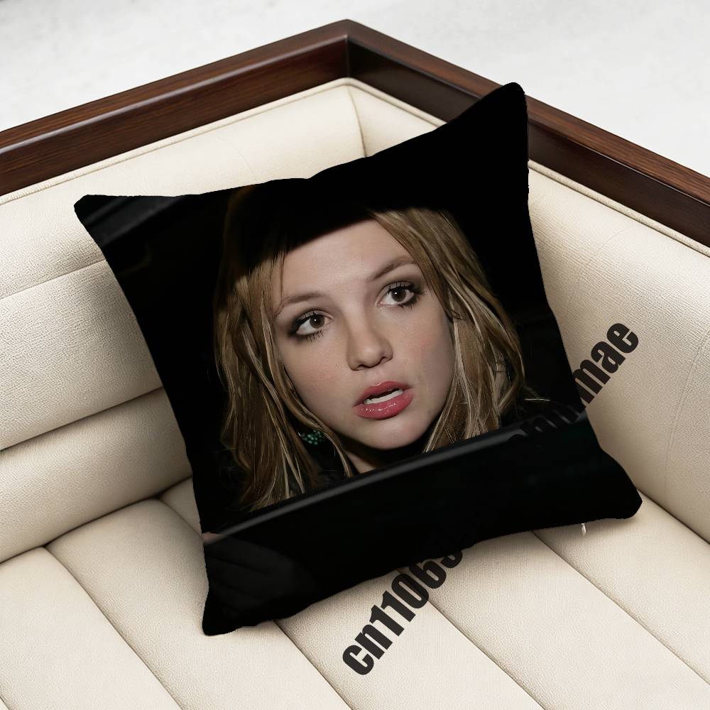 Für Amerikanische Sängerin B-Britney Spears Kissenbezug Kissenhülle 45X45cm 35X35cm Quadratisch Schlafzimmer Kissenbezug Kissenhülle