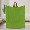 Grass Battlemat Grassland Land Greenery Blanket  Warm Soft Novelty Plush Throw Blanket For Couch Flannel Bedspread Bed Cover