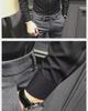 Herren 2024 Slim-Fit Businesshemd, schwarz, knitterfrei, Langarm, bügelfrei