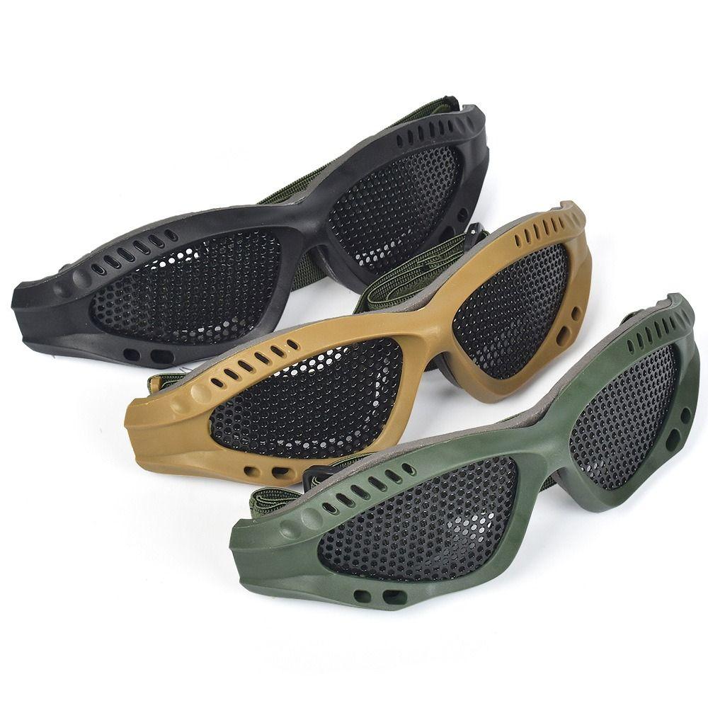 Eye Protection Hiking Glasses Metal Mesh Protective Glasses Protective Eyewear Outdoor Activities