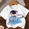 Kpop Hexenjäger Gruppe Produkt Rumi Mila Zoi kurzärmeliges Sommer-Freizeit-T-Shirt, geeignet für Kinder, Mädchen und Jungen