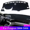 For Peugeot 3008 5008 GT 2017 2018 2019 2020 Accessories Car Dashboard Cover Mat Sun Shade Pad Instrument Panel Carpets Anti-UV