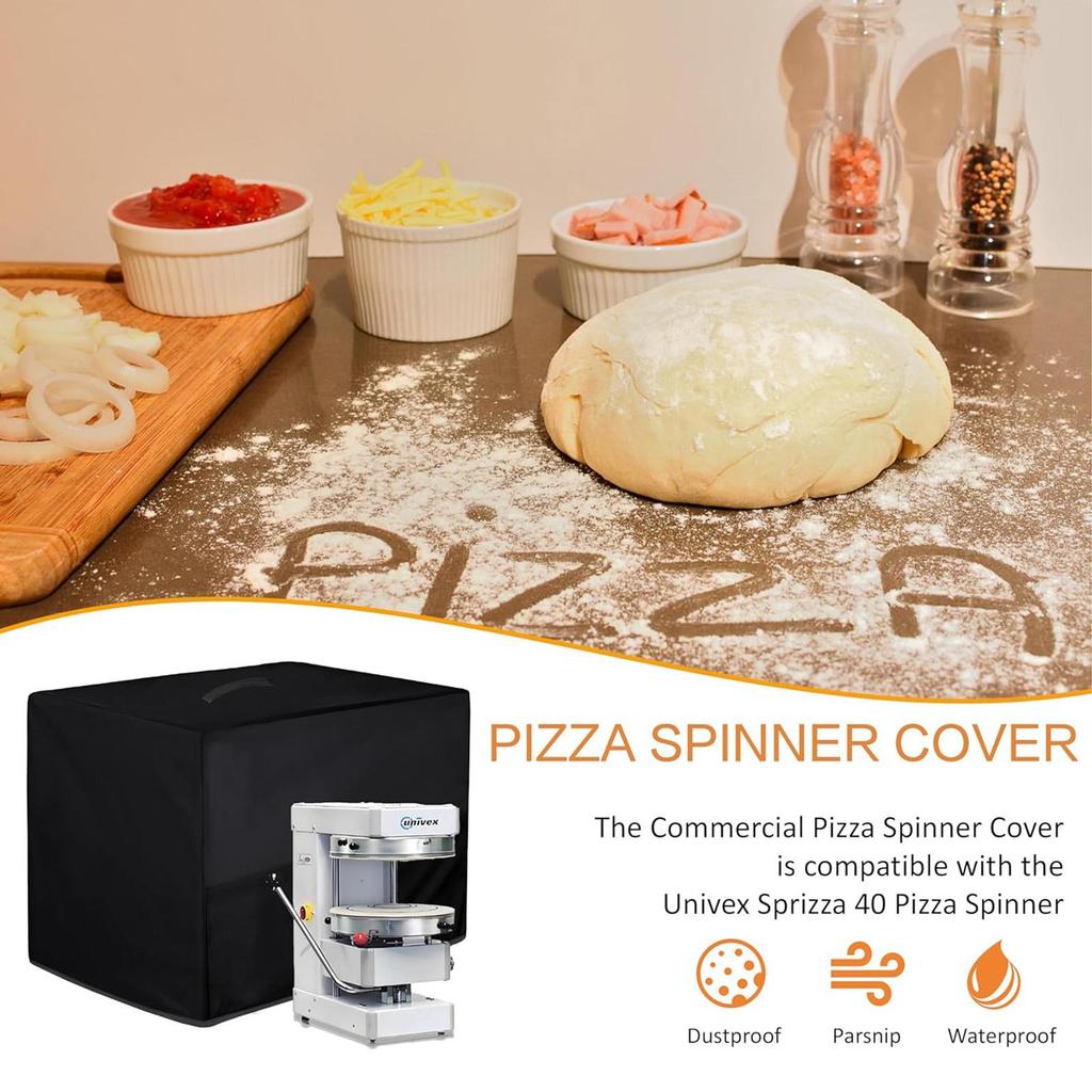 Pizza Rotating Cover Waterproof Dustproof Oxford Fabric Sleeve Pizza Dough Rotating Protection Cover For Home Dorm Apartment
