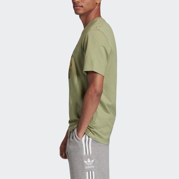 adidas Originals Photo Print Short-Sleeve T-Shirt Men Tops Green FM2196
