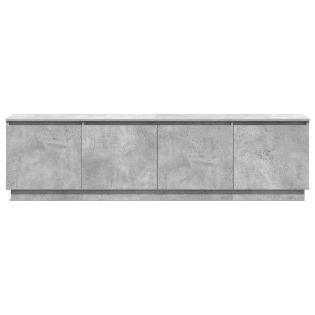 TV Cabinet Concrete Grey 180 x 38 x 49 cm Particleboard