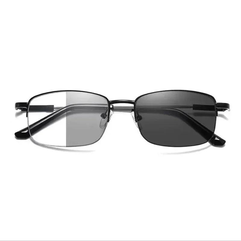 Anti Blue Light Progressive Multifocal Reading Glasses High-definition Photochromic Glasses Men and Women Presbyopia Glasses