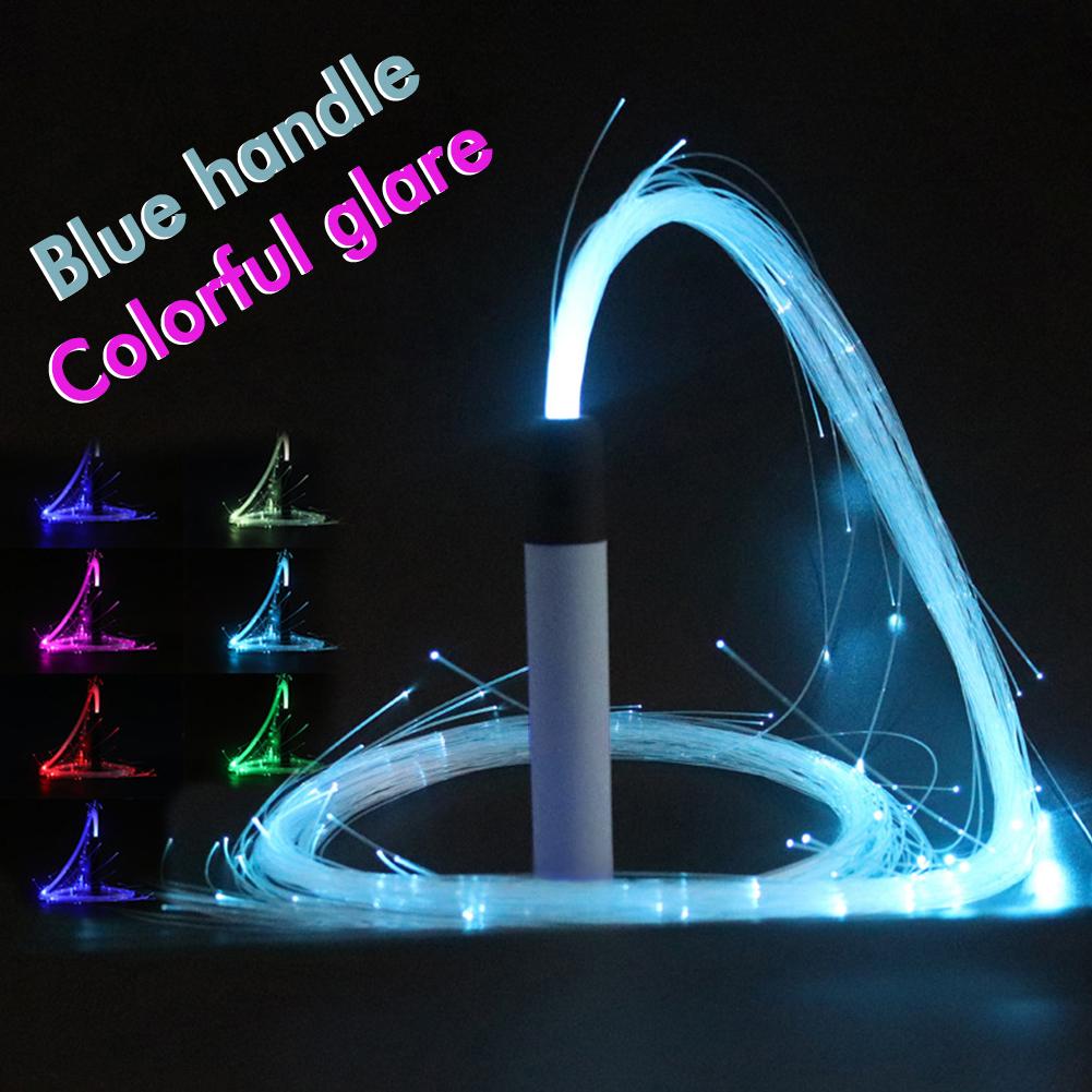 LED Fiber Whip, 360 ° Rotating Super Bright Carnival Toys, Evening Party Atmosphere Props