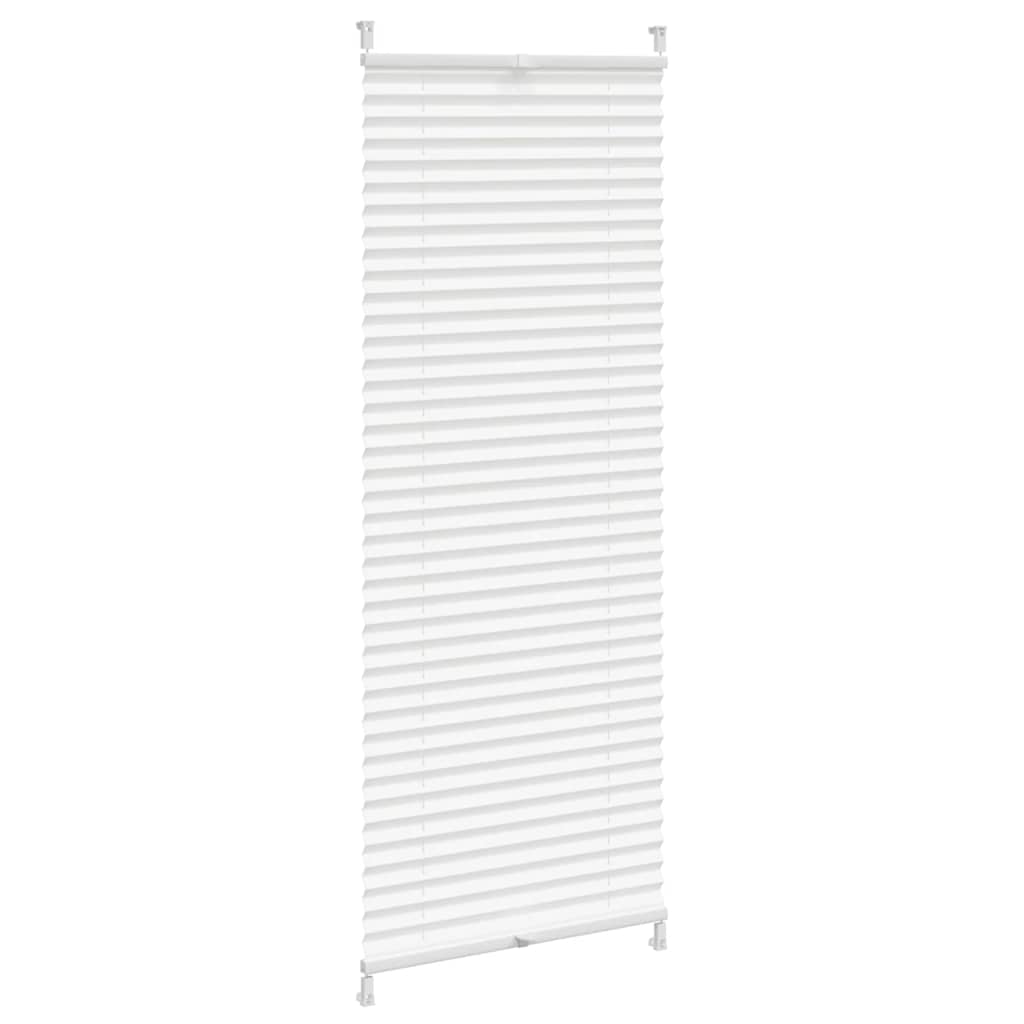 Pleated Blinds, White, 50 X 150 Cm