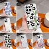 Case For Huawei 400 Pro Honor X6c X8a X7a X8c Phone Covers Exquisite Black Flowers Patterns Transparent TPU Advanced Anti Slip Shell For Huawei Casing