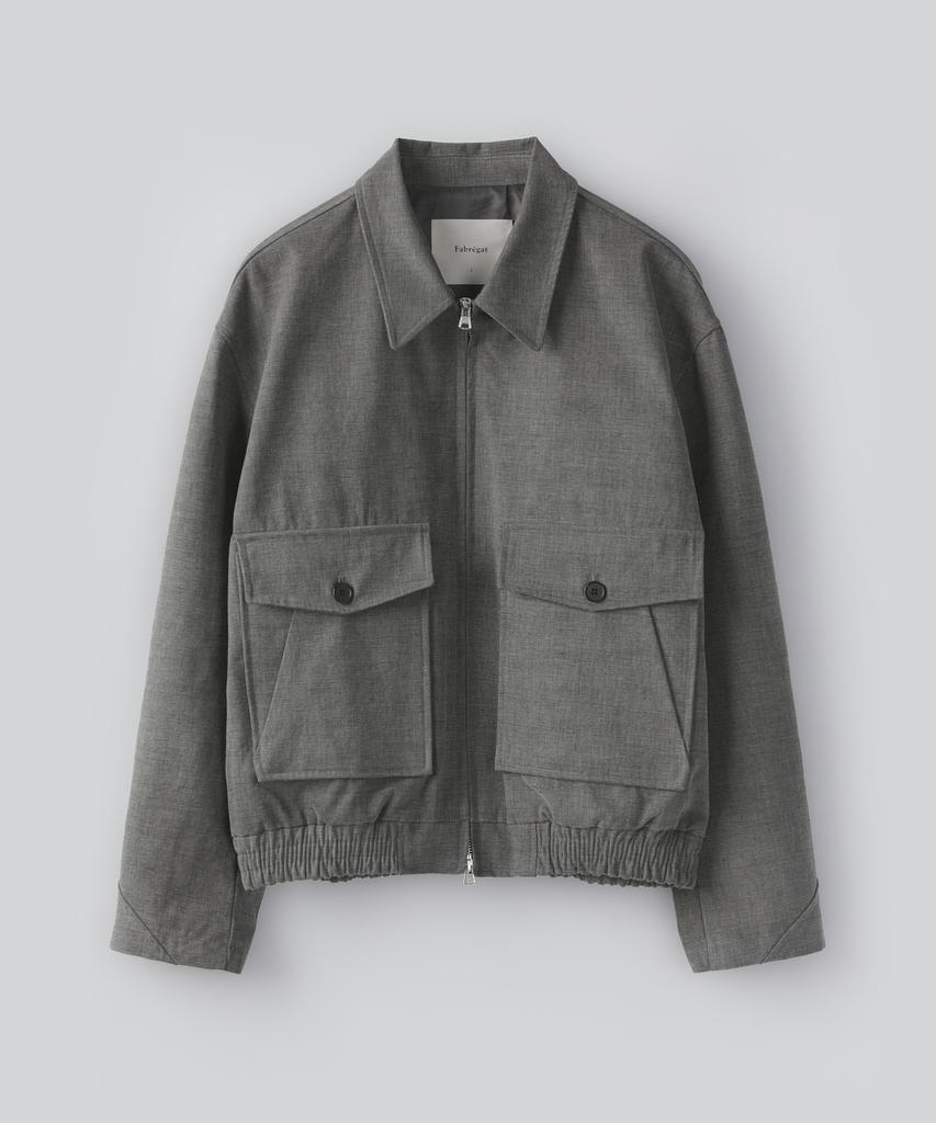 Fabregat Heathered Blouson Jacket (Storm Grey)