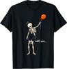 Skeleton Balloon Well Funny Halloween Skeleton Men Women T-Shirt