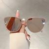 Mote Kattøye Solbriller Ny i Vintage Gradient Speil Utendørs Briller Luksus Trendy Design Sexy Dame Solbriller