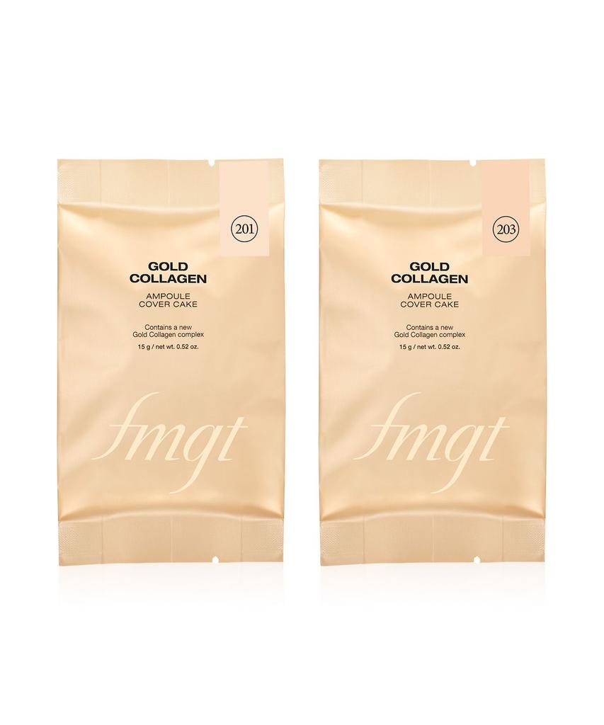 Gold Collagen Ampoule Cover Cake (Refill) 15g (2 Colors)