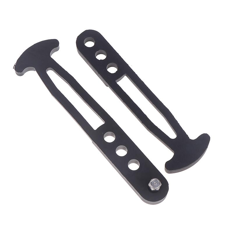 2pcs Telescoping Ladder Straps Boat Marine Retaining Rubber Latch Bands Adjustable Holes Tie Buckle