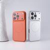 Matt Kameraobjektív Védelem Telefon Tokhoz iPhone 17 17Pro Max 16 1 14 13-hoz Matt Vezeték nélküli Töltés Mágneses Hátlap